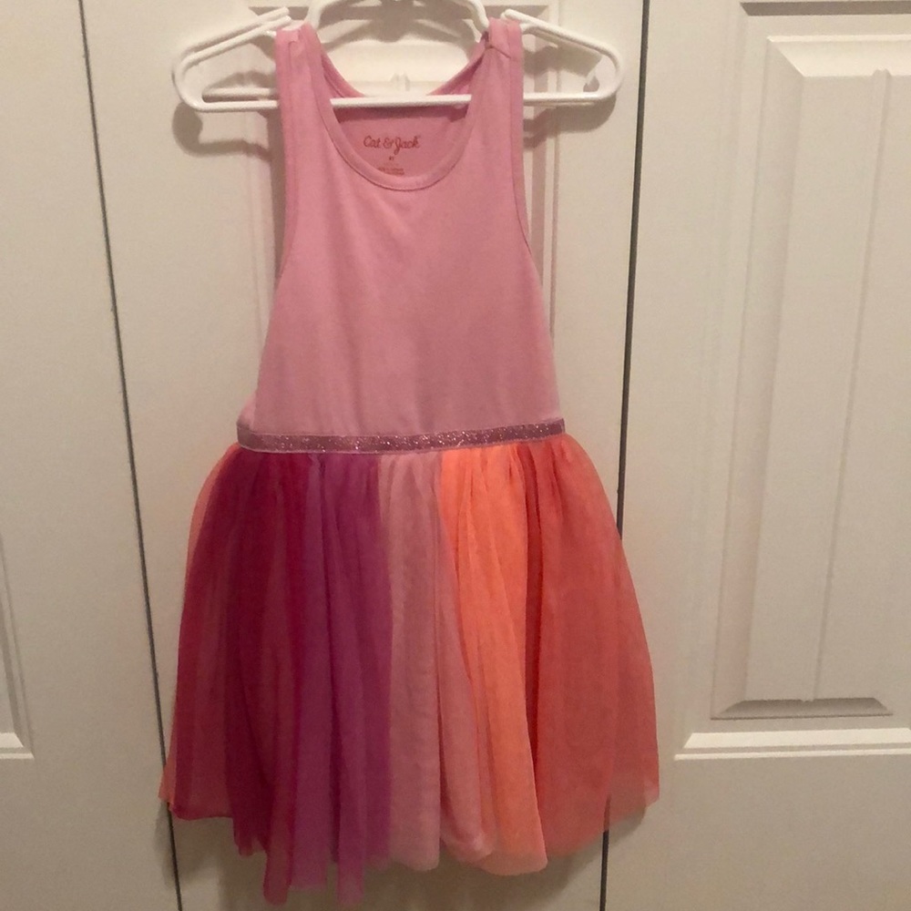 Toddler girl pink dress